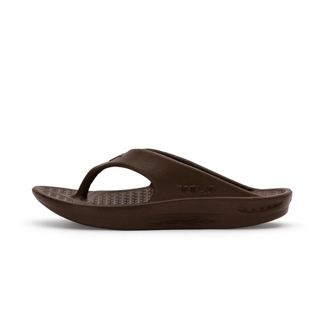 Energy Thongs Espresso Brown – Telic Recovery Footwear Arch