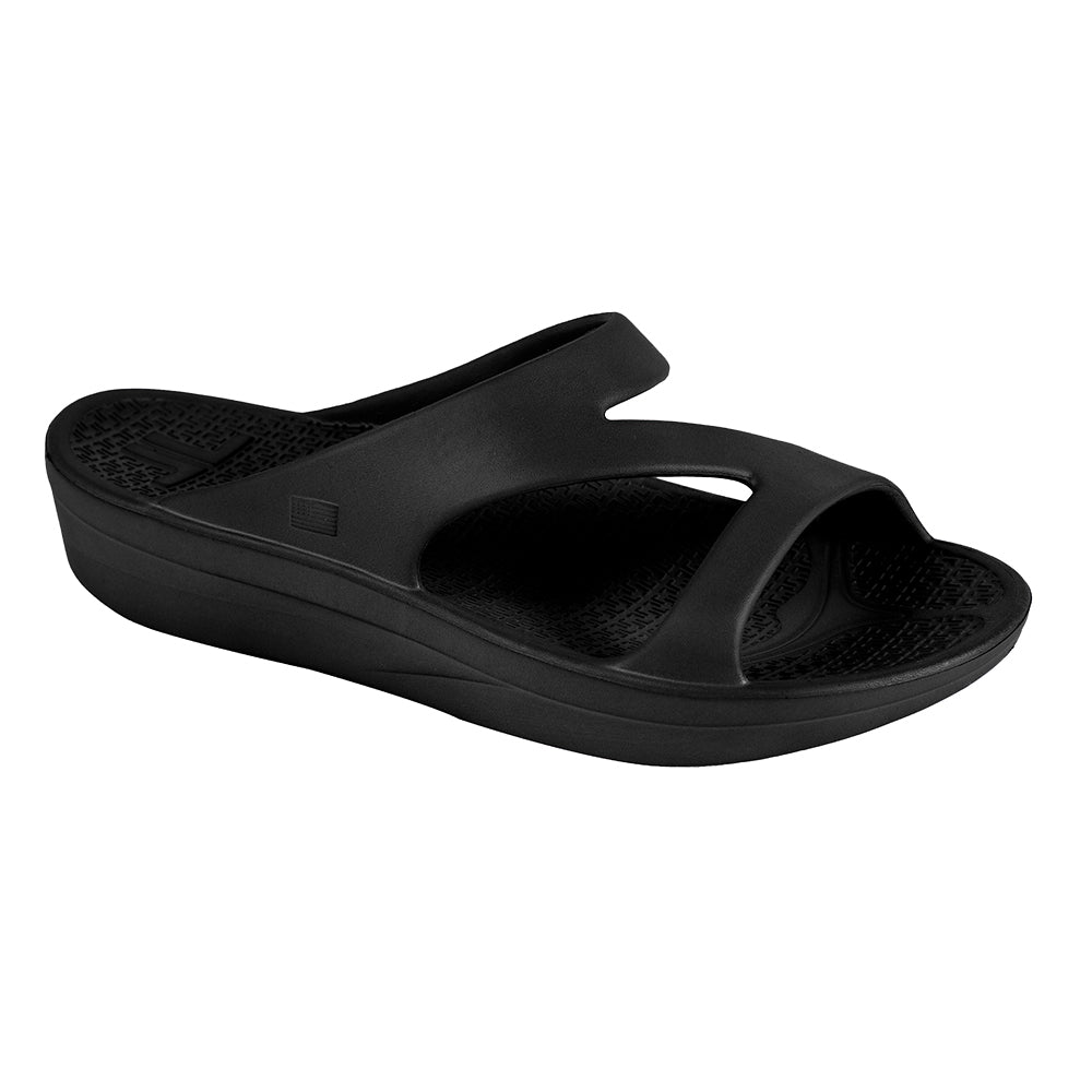 Z Strap Arch Support Sandals Midnight Black